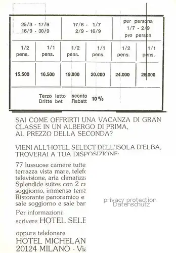 AK / Ansichtskarte Marina di Campo Hotel Select Elite Residence Kat. Italien