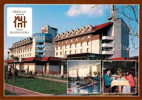 AK / Ansichtskarte Jelenia Gora Hirschberg Schlesien Hotel