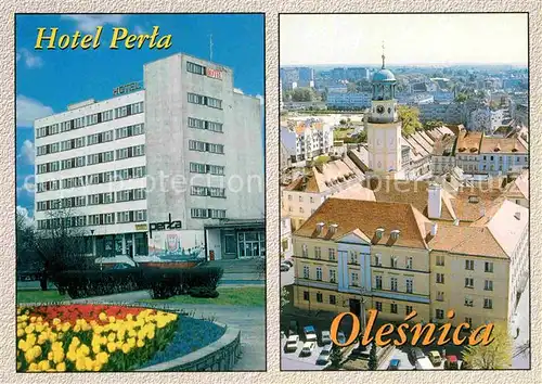 AK / Ansichtskarte Olesnica Hotel Perta Kat. Oels Niederschlesien