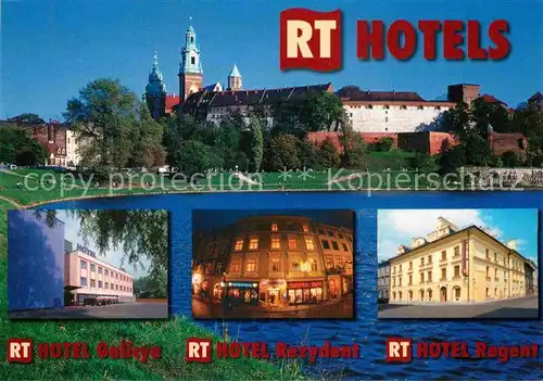 AK / Ansichtskarte Krakow Malopolskie Hotel  Rezydent  Regent  Galicya Kat. Krakow