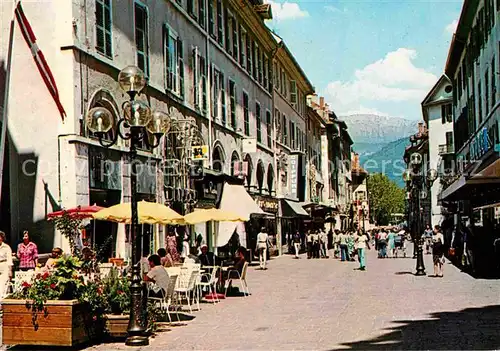 AK / Ansichtskarte Annecy Haute Savoie Fussgaengerzone Rue Royale Kat. Annecy