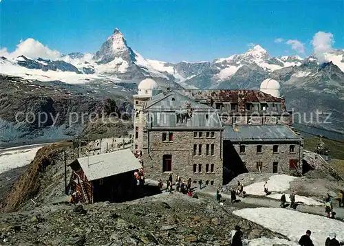 AK / Ansichtskarte Zermatt VS Gornergrat Matterhorn Dent Blanche Kat. Zermatt