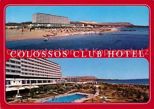 AK / Ansichtskarte Rhodos Rhodes aegaeis Colossos Club Hotel Kat. 