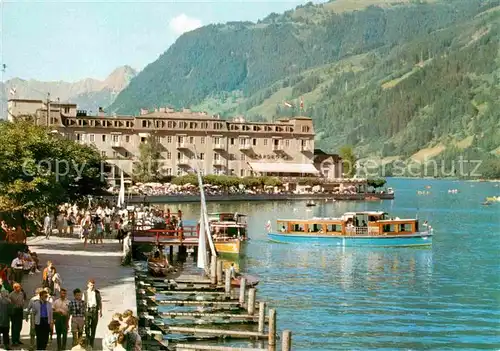 AK / Ansichtskarte Zell See Seepromenade Grand Hotel  Kat. Zell am See