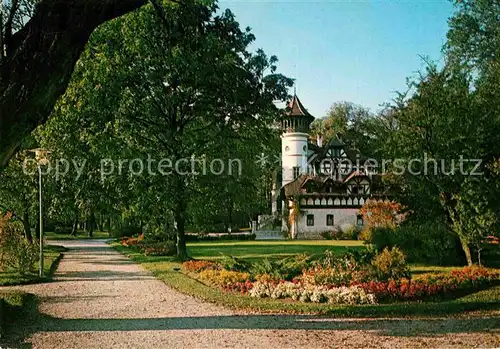 AK / Ansichtskarte Ammersee Herrschinger Kurpark Kat. Utting a.Ammersee