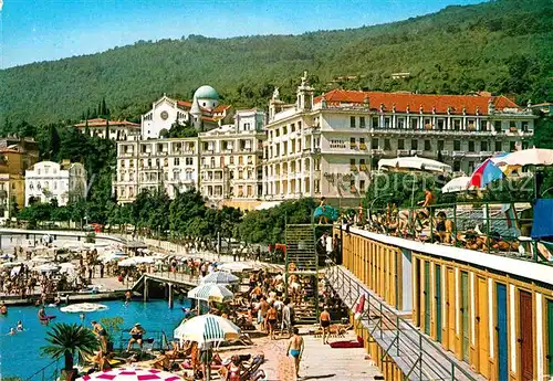 AK / Ansichtskarte Opatija Istrien Strand Hotels