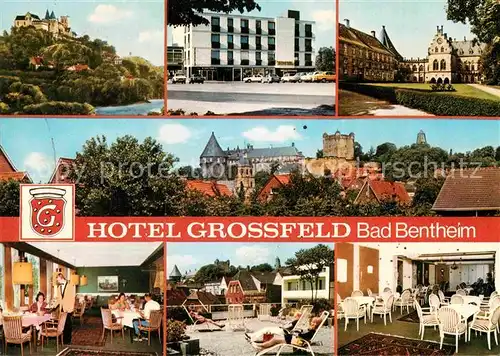 AK / Ansichtskarte Bad Bentheim Schloss Hotel Grossfeld Gastraeume Terrasse Kat. Bad Bentheim