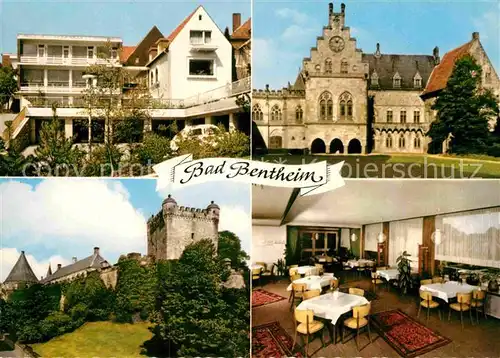 AK / Ansichtskarte Bad Bentheim Hotel Grossfeld Gastraum Schloss Kat. Bad Bentheim