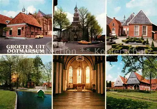 AK / Ansichtskarte Ootmarsum Teilansichten Kirche Inneres Kat. Denekamp