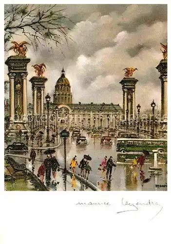 AK / Ansichtskarte Paris Pont Alexandre III et les Invalides Kat. Paris