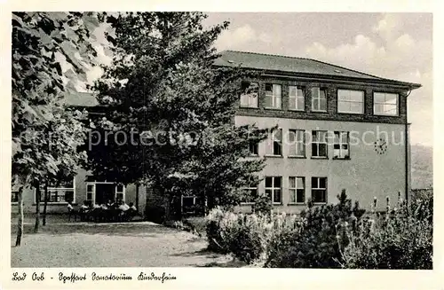 AK / Ansichtskarte Orb Bad Sanatorium Kinderheim Kat. Bad Orb