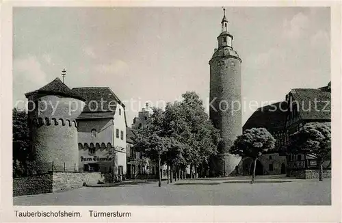 AK / Ansichtskarte Tauberbischofsheim Tuermesturm Kat. Tauberbischofsheim