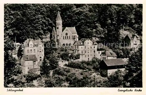 AK / Ansichtskarte Schlangenbad Taunus Kirche Kat. Schlangenbad