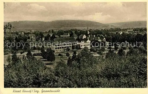 AK / Ansichtskarte Hennef Sieg Panorama Kurklinik Kat. Hennef (Sieg)