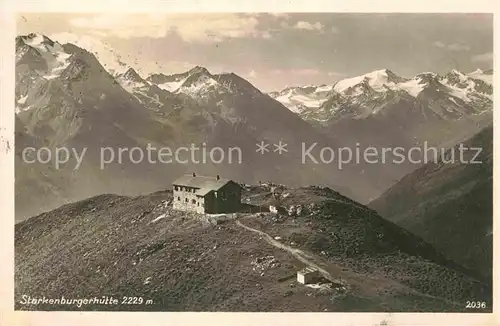 AK / Ansichtskarte Starkenburgerhuette Panorama Kat. Neustift im Stubaital