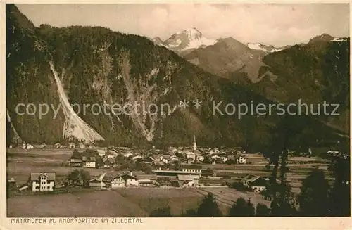 AK / Ansichtskarte Mayrhofen Zillertal Ahornspitze Kat. Mayrhofen