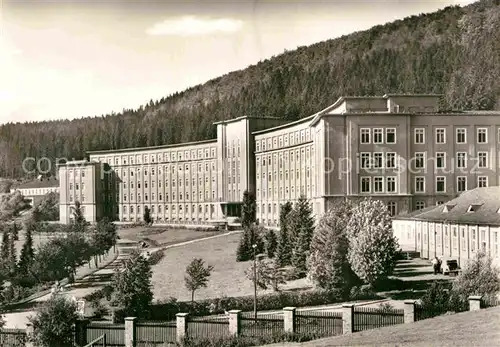 AK / Ansichtskarte Erlabrunn Erzgebirge Bergarbeiter Krankenhaus Dr Georg Benjamin Kat. Breitenbrunn Erzgebirge