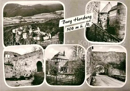 AK / Ansichtskarte Herzberg Harz Fliegeraufnahme Burg Kat. Herzberg am Harz