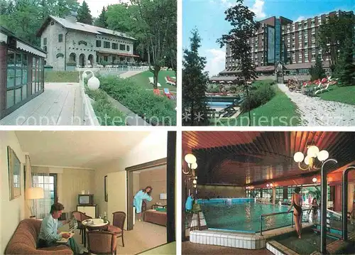 AK / Ansichtskarte Heviz Thermal Hotel Aqua  Hallenbad Zimmer Garten Kat. Ungarn