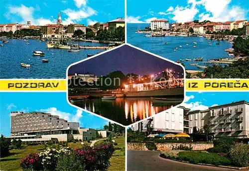 AK / Ansichtskarte Porec Hafen Hotel Teilansicht  Kat. Kroatien