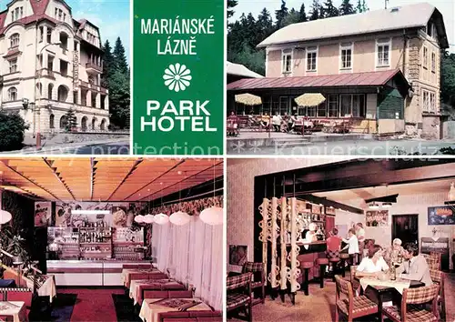 AK / Ansichtskarte Marianske Lazne Park Hotel  Kat. Marienbad