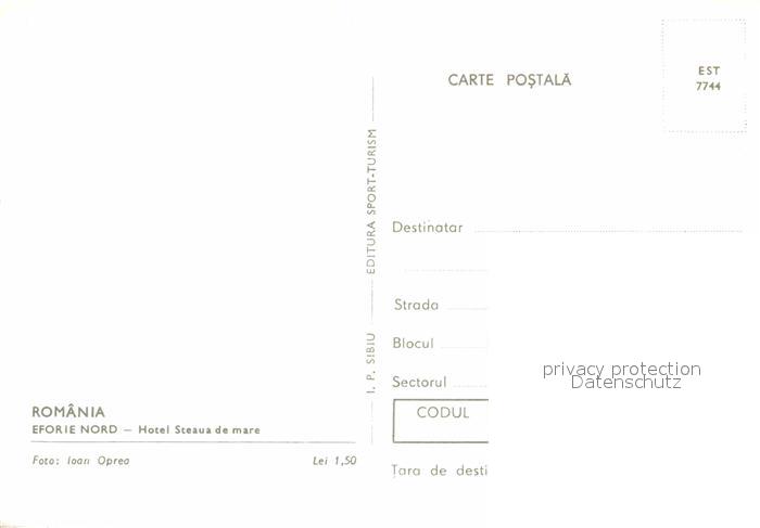Ak Ansichtskarte Eforie Nord Hotel Steaua De Mare Kat Rumaenien Nr Kc21330 Oldthing Ansichtskarten Rumanien