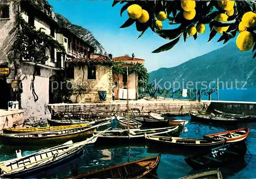 AK / Ansichtskarte Limone sul Garda Hafen Kat. 