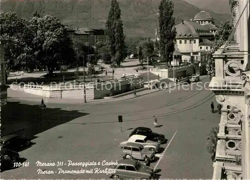 AK / Ansichtskarte Merano Suedtirol Promenade Kurhaus Kat. Merano