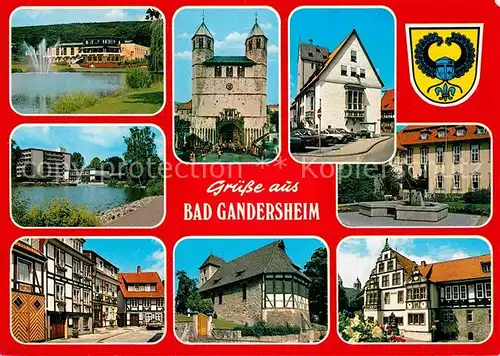 AK / Ansichtskarte Bad Gandersheim Stadtansichten Stadttor Fachwerkhaeuser  Kat. Bad Gandersheim