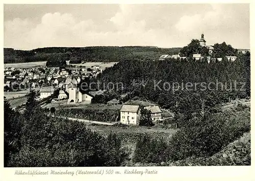 AK / Ansichtskarte Marienberg Westerwald Kirchberg Kat. Bad Marienberg (Westerwald)