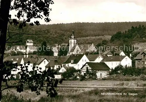 AK / Ansichtskarte Neunkirchen Siegerland Kirche Panorama Kat. Neunkirchen