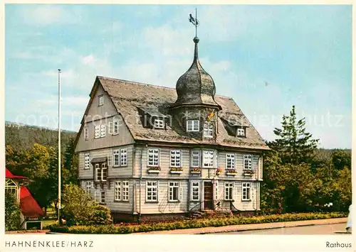 AK / Ansichtskarte Hahnenklee Bockswiese Harz Rathaus Kat. Goslar