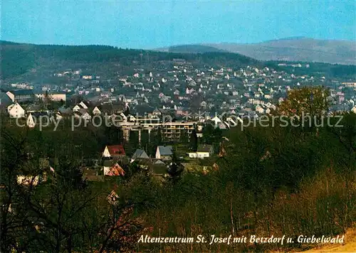 AK / Ansichtskarte Betzdorf Sieg Altenzentrum Sankt Josef Giebelwald Kat. Betzdorf