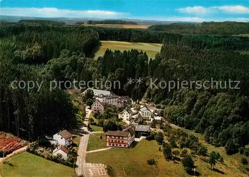 AK / Ansichtskarte Marienthal Westerwald Fliegeraufnahme Wallfahrtskirche zur Schmerzhaften Mutter Kat. Seelbach bei Hamm (Sieg)