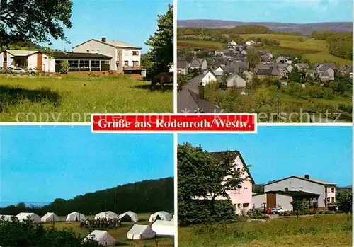 AK / Ansichtskarte Rodenroth Jugend und Freizeitheim CVJM Campingplatz Kat. Greifenstein