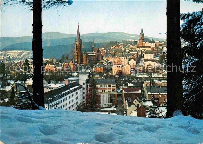 AK / Ansichtskarte Kirchen Sieg Giebelwald Winter Kat