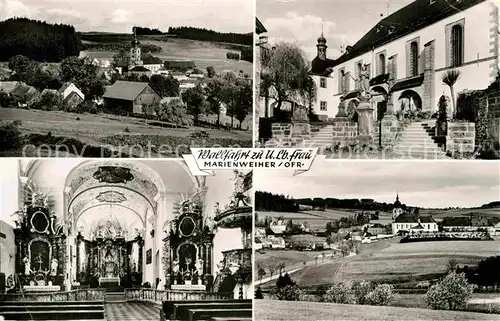 AK / Ansichtskarte Marienweiher Wallfahrt Unsere liebe Frau Panorama Kat. Marktleugast