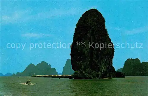 AK / Ansichtskarte Phang Nga Khao Ta Pu James Bond Felsen