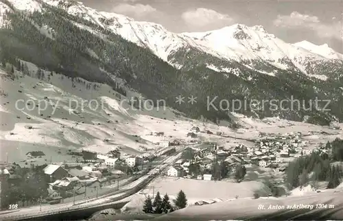 AK / Ansichtskarte Anton Arlberg St Panorama Winterlandschaft Kat. St. Anton am Arlberg