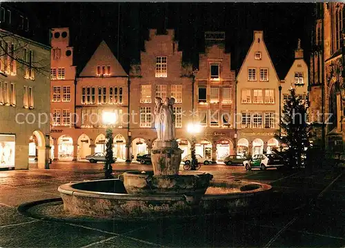 AK / Ansichtskarte Muenster Westfalen Am Lambertusbrunnen Kat. Muenster