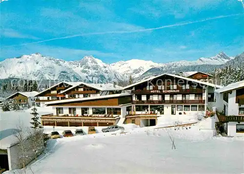 AK / Ansichtskarte Seefeld Tirol Hotel Schoenruh Kat. Seefeld in Tirol