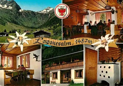 AK / Ansichtskarte Gschnitz Tirol Laponesalm Panorama Details Kat. Gschnitz