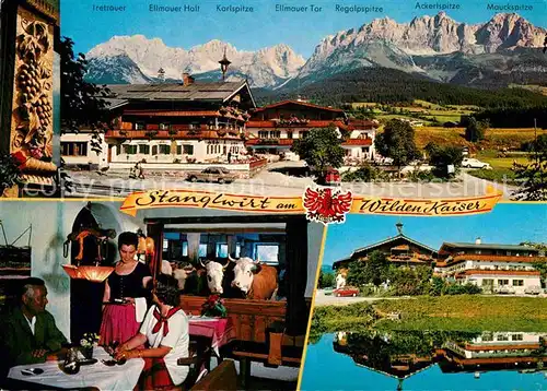 AK / Ansichtskarte Going Wilden Kaiser Tirol Stanglwirt Restaurant Kat. Going am Wilden Kaiser