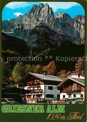 AK / Ansichtskarte Tirol Region Griesner Alm Kat. Innsbruck