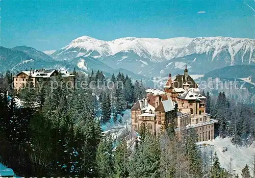 AK / Ansichtskarte Semmering Niederoesterreich Suedbahnhotel mit Raxalpe Kat. Semmering