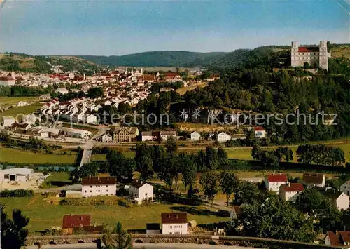 AK / Ansichtskarte Eichstaett Oberbayern im Altmuehltag mit Willibaldsburg Kat. Eichstaett