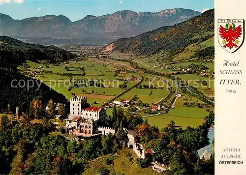 AK / Ansichtskarte Itter Tirol Hotel Schloss Itter Fliegeraufnahme Kat. Itter