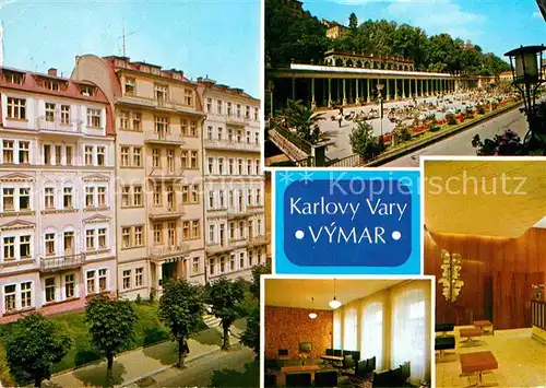 AK / Ansichtskarte Karlovy Vary Lazensky dum Vymar Kat. Karlovy Vary Karlsbad