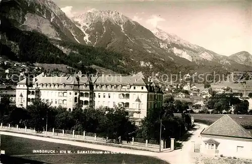 AK / Ansichtskarte Innsbruck Sanatorium Alpen Kat. Innsbruck