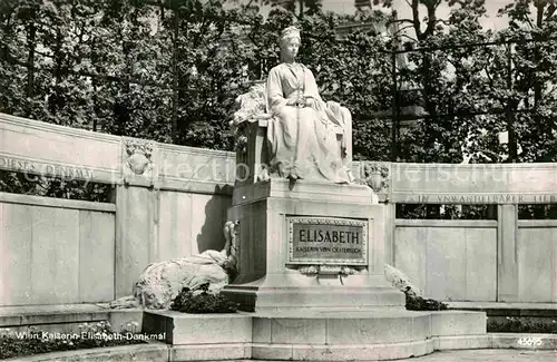 AK / Ansichtskarte Wien Kaiserin Elisabeth Denkmal Kat. Wien